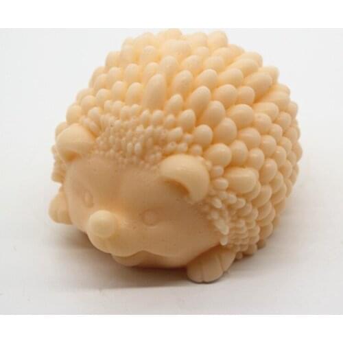 Hedgehog animals Silicone molds soap mold silicone soap molds silica gel die Hedgehog animals Aroma stone moulds candle mould