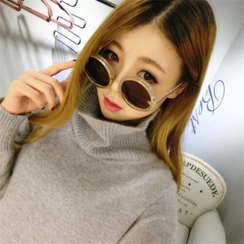 Gejas Ainyu sweaters women fashion turtleneck sweater Long dress Loose knitting Pullover Womens sweater high collar Sweater new