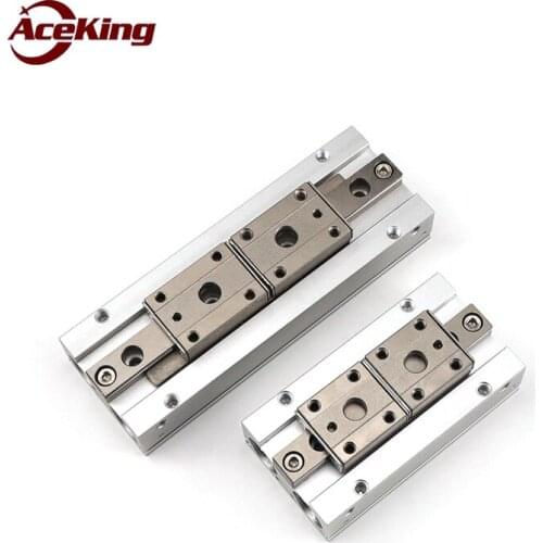 Thin air claw AceKing mhf2-8d 12D 16D 20D D1 D2 DR slide table parallel finger cylinder guide rail slide claw cylinder