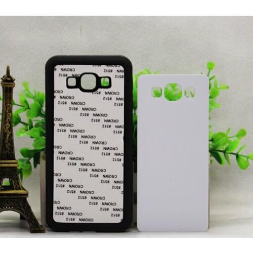 Wtsfwf DIY 2D Sublimation rubber silicone TPU+PC Blank Case for A8 with Aluminum Inserts and glue 10pcs/lot