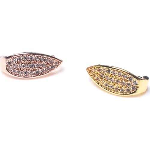 925 Silver Leaf Clasps Accessories For DIY Jewelry Bracelet Making Clasps&Hooks For Pearls Necklace Jewelry Findings Making