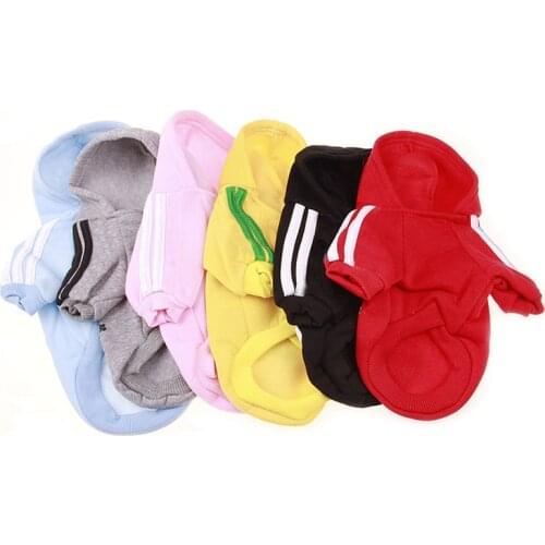 Winter Pet Dog Clothes for Dog Coat Jacket Hoodie Jumpsuit Warm Small Dogs Retro Sport Pets Clothing Chihuahua French Bulldog