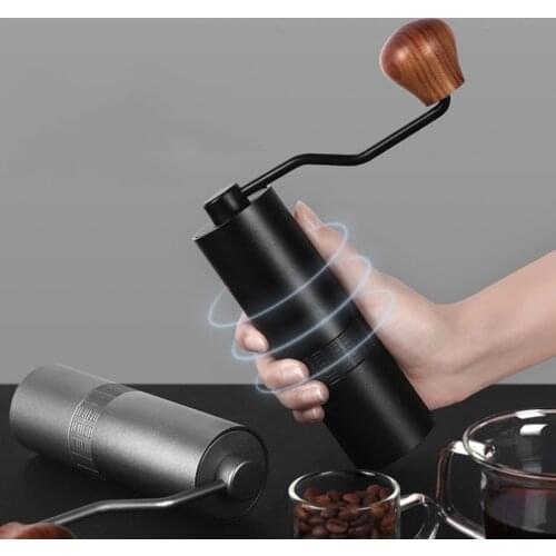 1Set Portable Hand coffee grinder high quality coffee grinder grind machine mill Stainless steel core fresh pulverizer