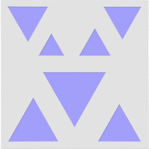 13*13 Creative pvc Layering Stencils for DIY Scrapbooking/photo album Decorative Embossing DIY Paper Cards Crafts