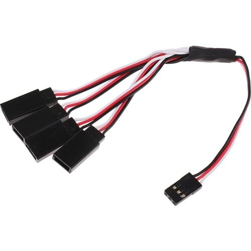 150mm Triple 4-Way Servo Extension Splitter Cable Wire for JR Futaba
