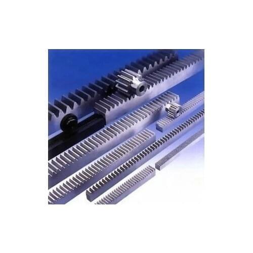 2pcs 1M 1.0 Mod 10*10*500mm rack+2pcs 1mod 12teeth 14T Gear rack Precision cnc rack straight teeth Toothed rack metal gear