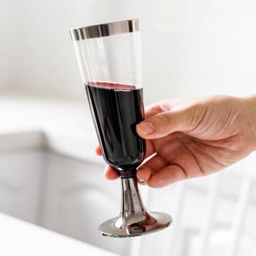 25pcs Restaurant Tumbler Beer Beverage Wine Cup Disposable Plastic Cocktail Whiskey Break Resistant Drinking Cups