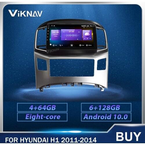 2Din 128g Car Radio GPS Navigation Android Head Unit For Hyundai H1 manual 2011 2012 2012 2013 2014 Multimedia Player
