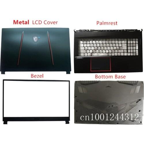 Neue Original For MSI GE75 GE75MVR GE75VR MS-17E1 LCD Rear Top Lid Back Cover / Bezel / Palmrest / Lower Bottom Base Case Cover