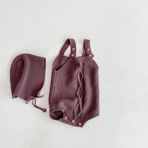 Four seasons with the men and women baby infant knitting wool lozenge condole belt, garment climb clothes