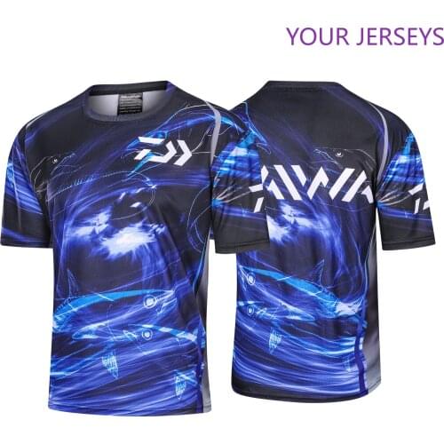 Daiwa Fishing T Shirts Outdoor Quick Dry Vest Man Anti-UV DAWA Jacket Men Short Sleeve Breathable Clothes