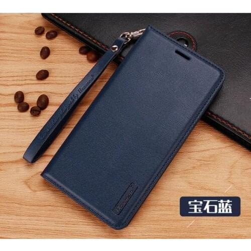 Korea Style Phone Cover Hanman Leather Wallet Case with Kickstand Credit Card Slot Strap For Iphone7P/8P