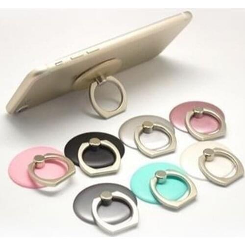 Round Phone Ring Adhesive Round Phone Holder 360 Degree Rotation Phone Table Desk 3D Ring Grip