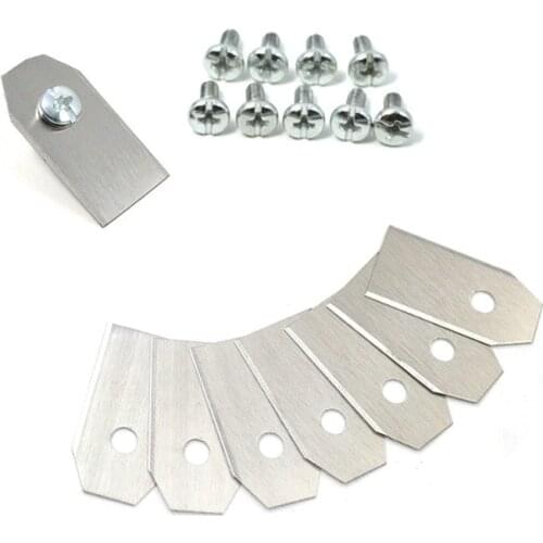 30pcs Steel Lawnmower Blades Trimmer Cutter Piece Replacement for Husqvarna Automower/Gardena Robotic Lawnmower Garden Tools