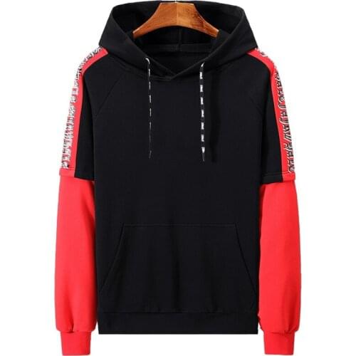 Big Size Sweatshirt Jacket Men Plus Size 9XL 8XL Hoodies Streetwear Casual Print Sweatshirt Hooded Oversize Tops Autumn Male