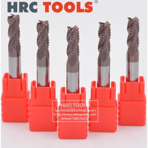 O6-d16x45Hx16Dx100L 4-Flute Rough End Mill CNC Bit Naco Coating Milling Cutter Drill