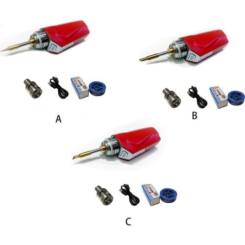 Rechargeable Soldering Iron Set Portable USB Charging Welding Tools Wireless Battery 5 Seconds Quick Heating for Welders