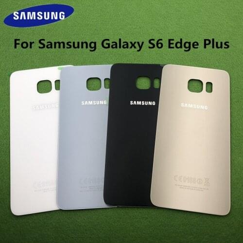 S6+ Original Glass For SAMSUNG Galaxy S6 Edge Plus G928 G928F Back Battery Cover Door Rear Housing Case Replacement