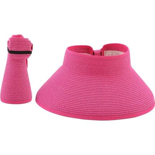 Summer Sunbonnet With Women Beach Cap Straw Hats Shade Empty Top Straw Hat Female Asual Big Brim Shade Hat