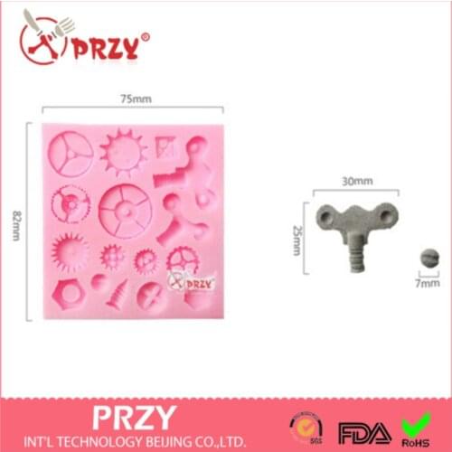 Wrench Chocolate Silicone Mold Tool Silicone Mold Screw Silicone Cake Mould Aroma Stone Moulds Silicone Rubber PRZY Eco-friendly