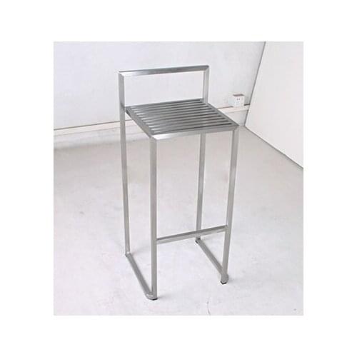 Chinafurniture Modern fashion brushed stainless steel bar chair/leisure chair/high chair