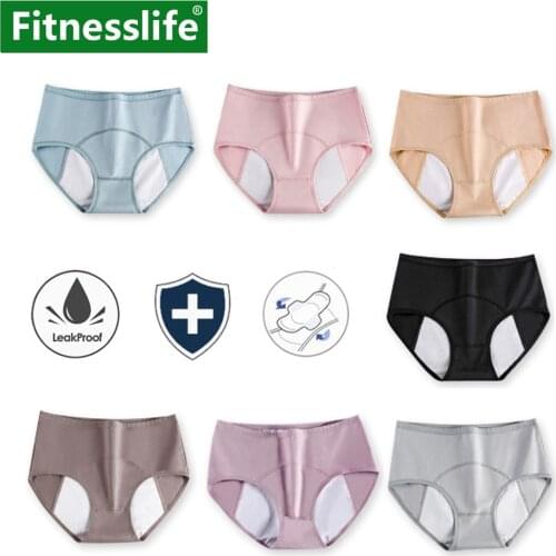 Menstrual Panties Women Period Leak Proof for Teen Cotton Pants Underwear Physiological Ladies Briefs Plus Size XXL 4XL