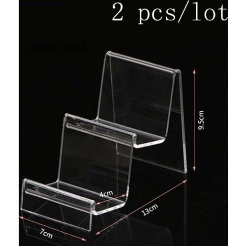 High Level In Stock Acrylic Transparent Display Shelf Mobile Book Wallet Glasses Rack Multilayers Cellphone Jewellery Display