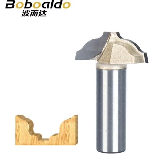 1pc 1/2" Shank Trimmer Router Bits For Wood Tungsten Carbide Woodworking Engraving Endmill Chisel Cupboard Edge Cutter