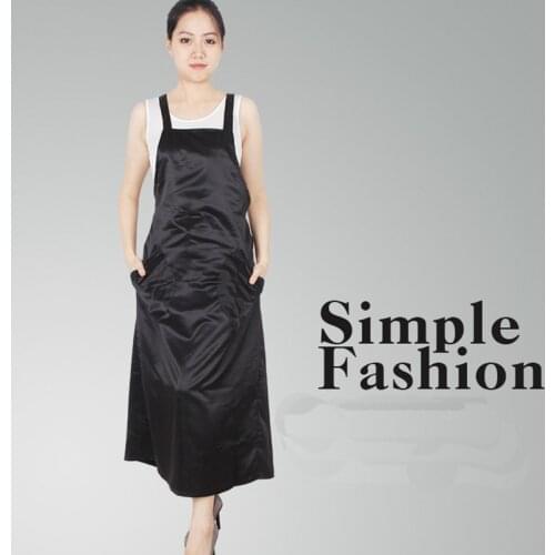 1 Pcs Black Barber Shop Long Apron Cape Hairstylist Practical Hairdressing Nail Salon Cloth parrucchiere