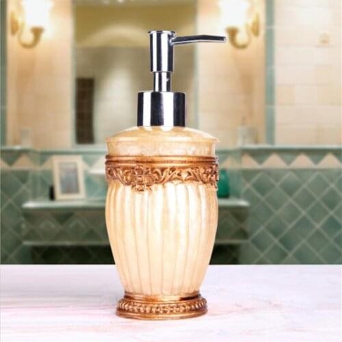 1pc liquid soap dispensers Bathroom white Ceramic Emulsion Bottle Bath Ceramic Bathroom accessories soap pump