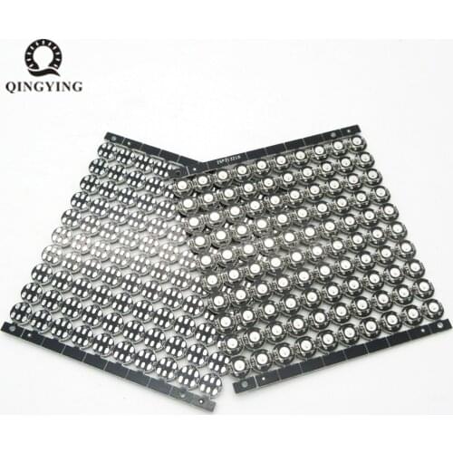 200pcs SMD 5050 RGB WS2812B LED Chip 9.6mm Dia Individually Programmable Built-in WS2811 IC White White/Black led heatsink Board