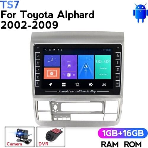 HD1280*720 Android radio Stereo Android samochodowy odtwarzacz mediów dla toyoty alphard 2002-2009 IPS Carplay bez odtwarzacza