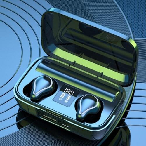 BQC-02 Bluetooth 5.1 Earphones Anti-interference Noise Reduction Headsets Heavy Bass Sound Effect Wireless Headphones for Sports