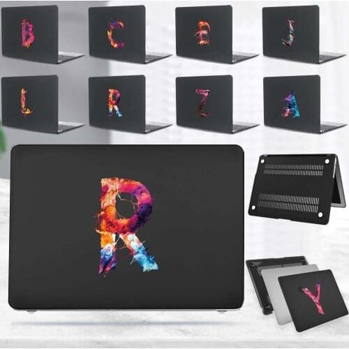 Laptop Case for For Apple Macbook Air 13 A2337 M1 A2179 2020 A1932 Touch ID&Air 11 A1370 A1465 Initial Name Hard Shell Cover