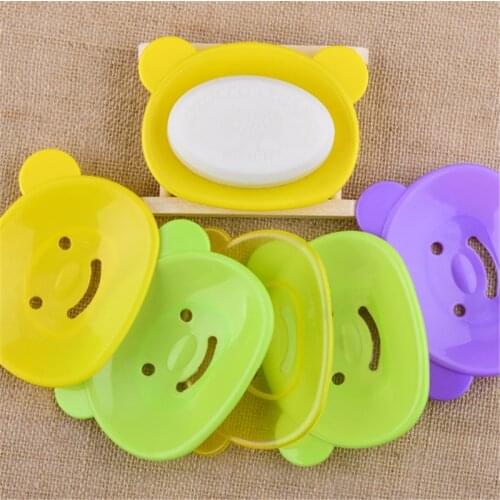 Animal shape soap holder Non slip soap box Toilet shower tray draining rack bathroom gadgets soap dish soap tray holder