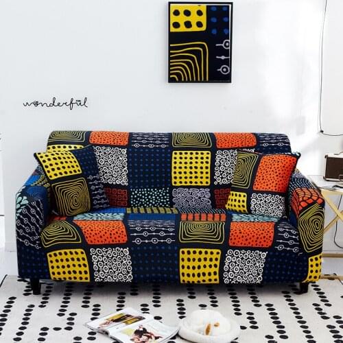 Floral sofa protector sofa covers for living room elastic stretch slipcover sectional corner sofa covers 1/2/3/4-seater