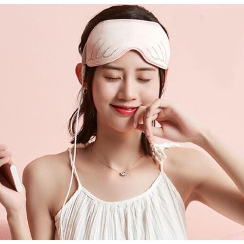SzBlaZe Graphene Heated Eye Mask USB Sleeping Masks Adjustable Temperature Portable Comfortable For Eye Puffiness Dry Eye