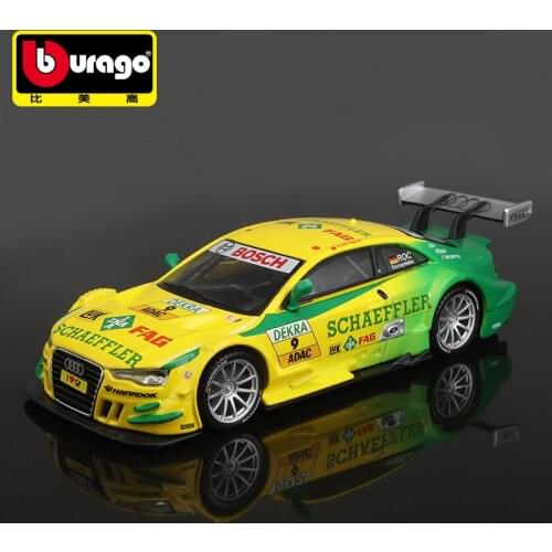 Bburago 1:32 Audi RV racing model DTM racing car Convertible alloy car WRC Rally Racing Alloy Model Collecting gifts