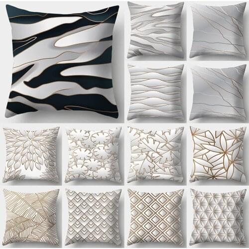 WZH Gradient texture Cushion Cover 45x45cm Polyester Decorative Pillow Cover Sofa Bed Pillow Case