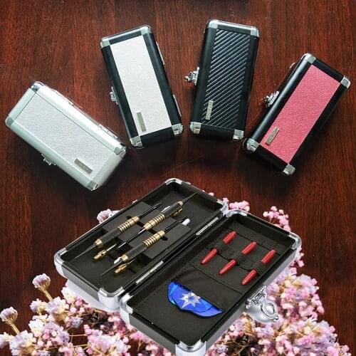 Professional Portable Aluminum Darts Box Dart Carry Case Holder Storage for Soft Darts and Hard Darts Sport