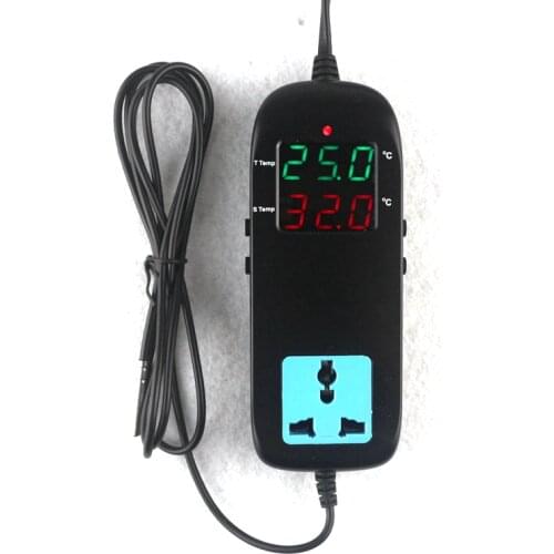 EU MH2000 Temperature Controller Thermostat Regulator AC 110V 220V Fish Tank Aquarium Intelligent Socket -40~120C Microcomputer