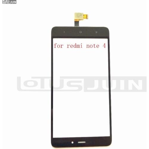 Touch Screen Sensor Digitizer Glass lens For Xiaomi Redmi Note 4 Front Replacement Parts