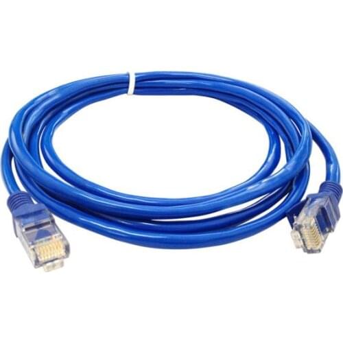 4M Network Cable Blue Ethernet Internet LAN CAT5e Network Cable for Computer Modem Router RJ45 Male-to-Male Remax Network Cable