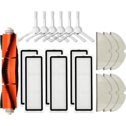 Mop Cloths Roller Side Brushes Hepa Filter for Xiaomi Dreame F9 Robot Vacuum Cleaner Replacement Filters Cleaning Accessories