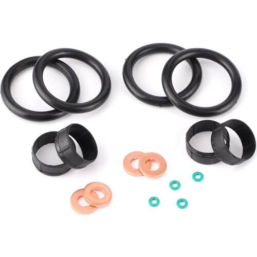 Fuel Injector Seal Set Washer O‑Ring Replacement 1204698/198196 For Citroen Nemo Xsara C1 C2 C3/Ford Fiesta 1.4 TDCi 2001‑2014