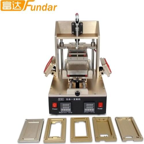 Factory Price OCA Glue Remover 5 In 1 LCD Separator Machine for samsung series +For iPhone4/4s/5/5c/5s/6/6 plus frame laminating