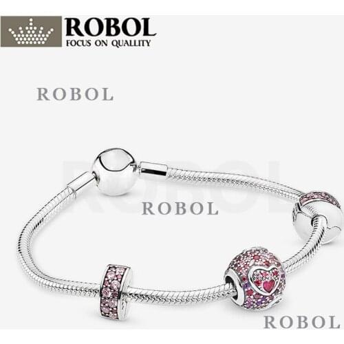 High Quality Boutique 925 Sterling Silver Bracelet Set 2020 Autumn New Exquisite Jewelry Exquisite and Romantic Free Shipping