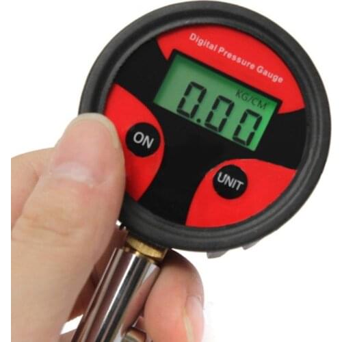 0-200PSI Digital Tyre Tire Air Pressure Gauge LCD Manometer For Car Motorcycle 1XCF