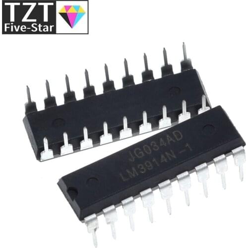 10pcs/lot LM3914N-1 LM3914N LM3914 DIP-18 LED Lighting Drivers Dot/Bar Display Dvr new original In Stock