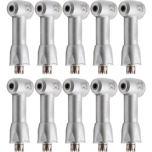 10pcs Dental Low Speed Handpiece E Type Contra Angle Head Push Rotor and Drive BODE 122CU